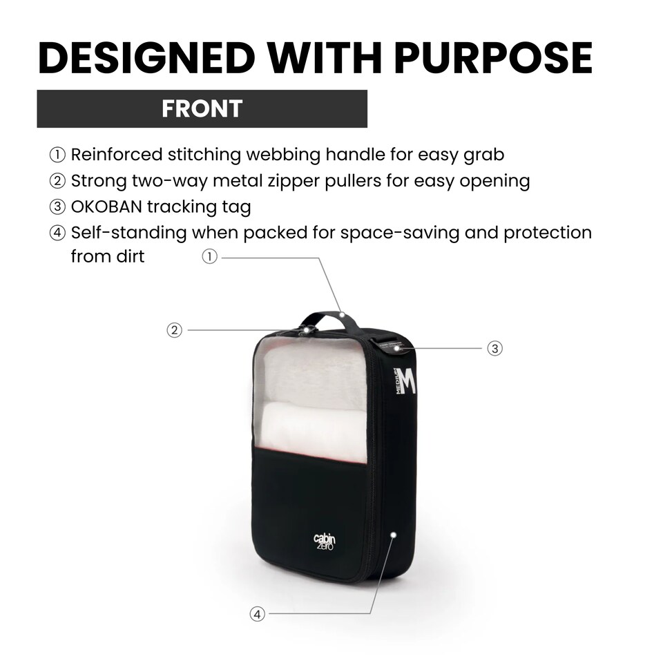 image 1 of Lux Packing Cube - Medium - 5.5L - Cebu Sands | Cream