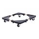 image 2 of Adjustable Appliance Fridge Freezer Mover Trolley Dolly Washing Machine Base