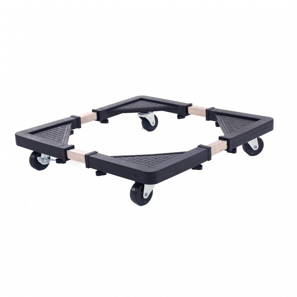 image 1 of Adjustable Appliance Fridge Freezer Mover Trolley Dolly Washing Machine Base