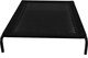image 3 of Actiaspet - Medium Black Waterproof Elevated Mesh Dog Bed | Raised Pet Cot with Steel Frame (106 x 62 x 15cm)
