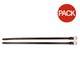 image 1 of Hy Leather Diamante Spur Straps (Pack of 2) - Brown/Rose Gold - One Size