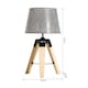 image 7 of HOMCOM Tripod Table Lamp Living Room Night Lighting Bedside Desk Decor