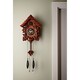 image 2 of Widdop Gifts Wooden Pitched Roof Cuckoo Clock