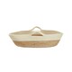 image 1 of Lidi Oval Jute Basket Cream