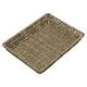 image 4 of JVL Hand Woven Seagrass Rectangular Storage Tray, Capacity:4L, Set of 3 | Multi
