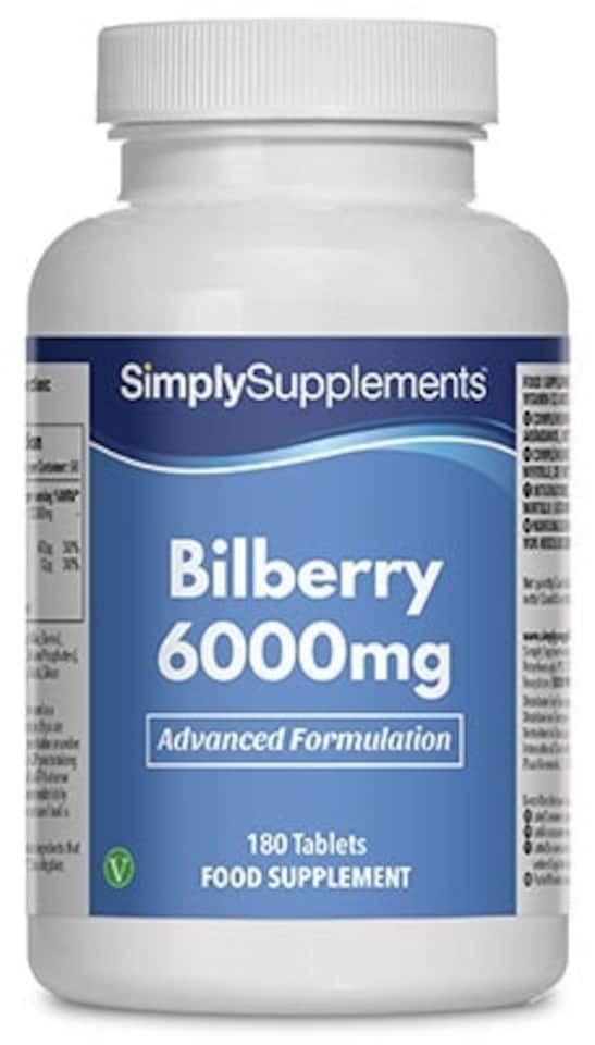 image 1 of Bilberry 6,000mg - 180 Tablets