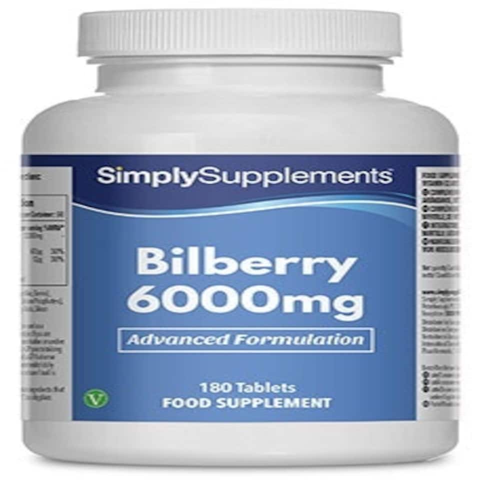 image 1 of Bilberry 6,000mg - 180 Tablets