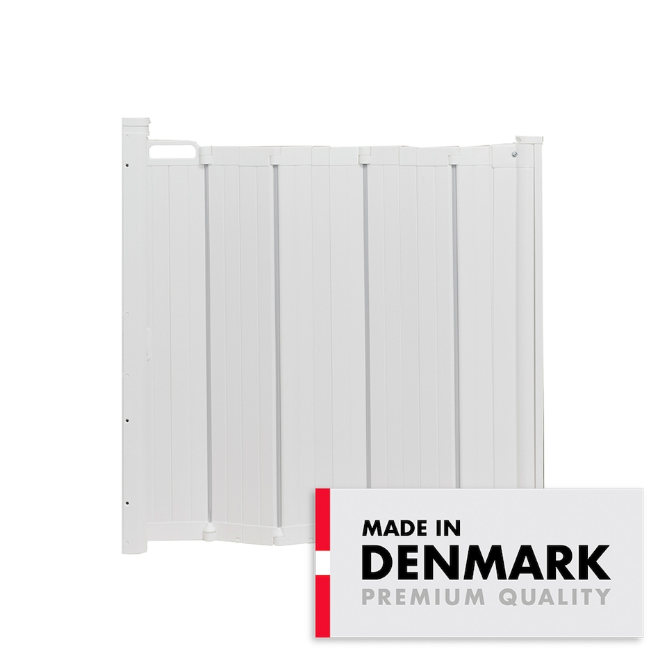 image 1 of BabyDan Alma Foldable Baby Gate 55 - 89cm White