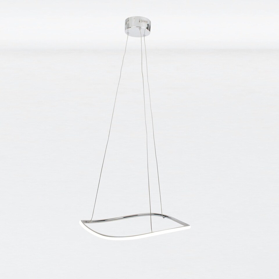image 1 of First Choice Lighting Set of 2 Polished Chrome LED Ripple Fittings Chrome
