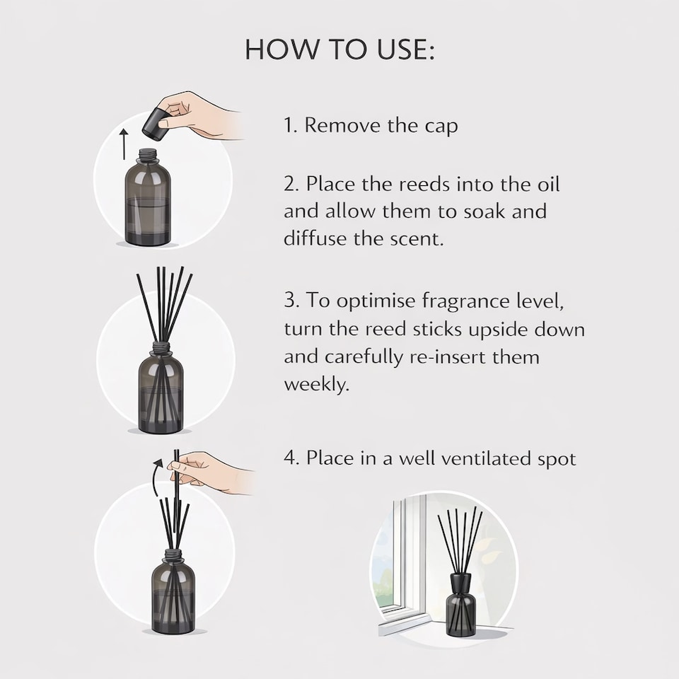 image 1 of Candlelight Reed Diffuser 1000ml - Sandalwood & Spice