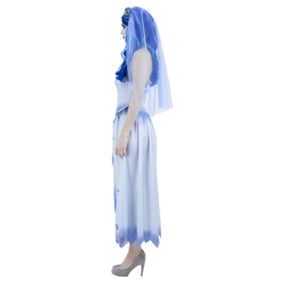 image 1 of Emily Corpse Bride Fancy Dress Costume Ladies Medium - UK 12-14