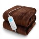 image 5 of Cosi Home Heated Blanket - Brown