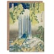 image 1 of Katsushika Hokusai Japanese Art Card Yoro Waterfall In Mino Province