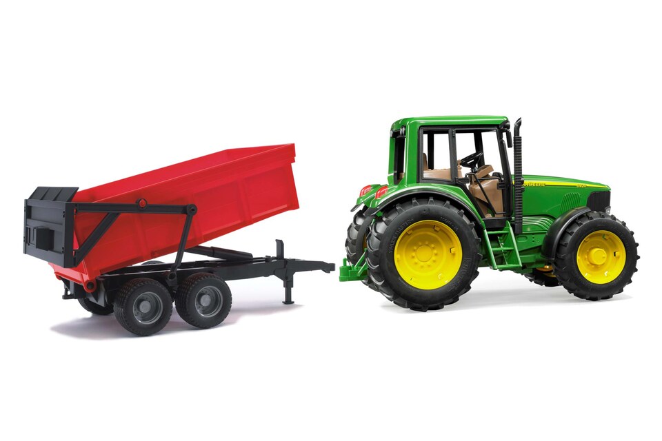 image 1 of Bruder John Deere 6920 with tipping trailer Detailed Vehicle & Playset Model