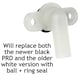 image 9 of SPARES2GO Shower Pressure Relief Device PRD Compatible with Triton 82800450 New Design Black