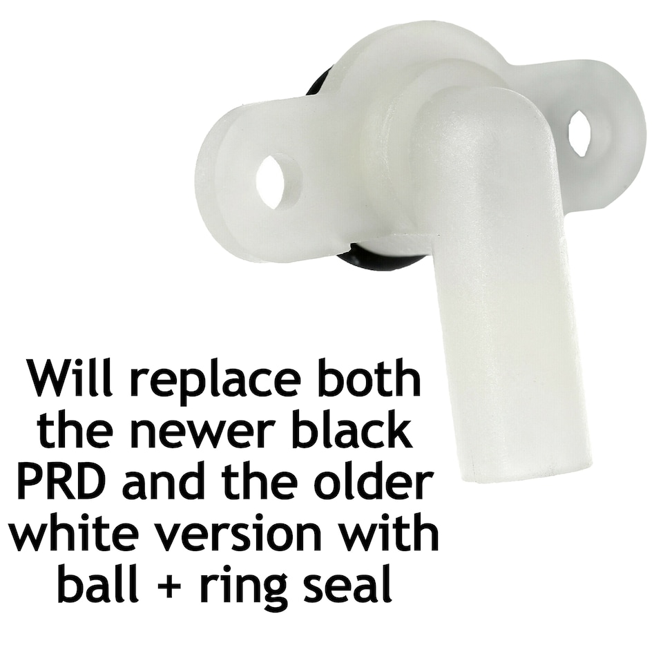 image 1 of SPARES2GO Shower Pressure Relief Device PRD Compatible with Triton 82800450 New Design Black
