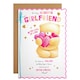 image 1 of Cute Forever Friends with Hearts Design Girlfriend Birthday Card