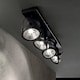 image 2 of Glim 4 Light Ceiling Light Black
