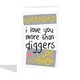 image 2 of Cute Diggers Father's Day Card For Grandad