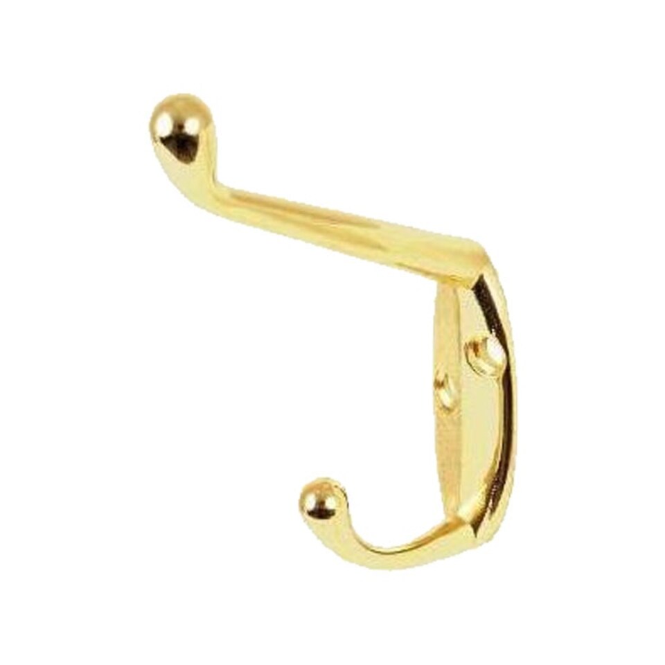 Securpak Coat Hook - Gold - 105mm