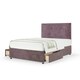 image 1 of Neptune Spring Mauve Naples Velvet 2 Drawer Divan Set And Valencia Headboard Super King