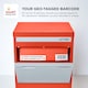 image 6 of SMART PARCEL BOX® Extra Large Front & Rear Access | Red | 1