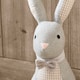 image 2 of Harvey Hare Herringbone Door Stop | Cream | Natural | One Size | 1