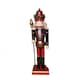 image 3 of 30cm Wooden Christmas Nutcracker Soldier Decoration with Blue Body