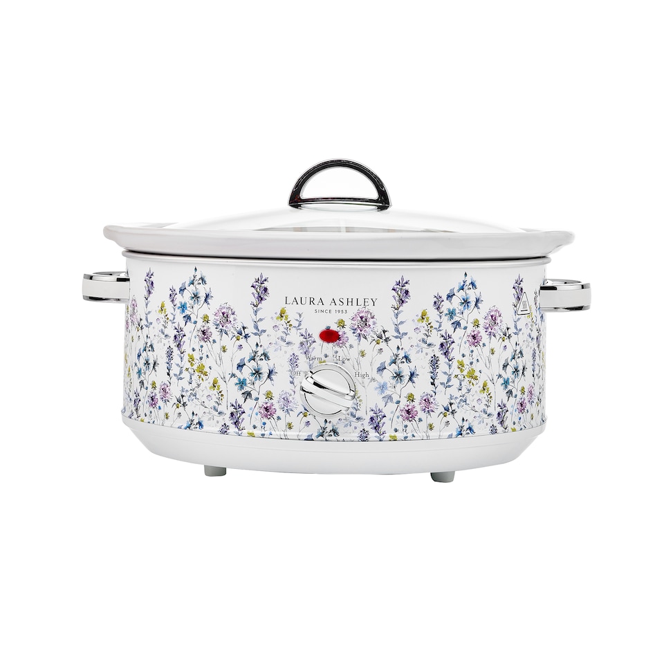 image 1 of Laura Ashley Slow Cookers 6.5 Litres. Large Capacity Slow Cooker for 4 to 5 People. Energy Efficient with 3 Heat Settings