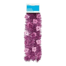 Unique Party Tinsel Luau/Beach Party Garland - Pink - One Size