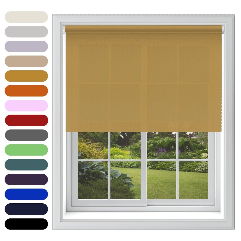 image 1 of Daylight Roller Blind 90cm x 160cm Yellow | Ochre