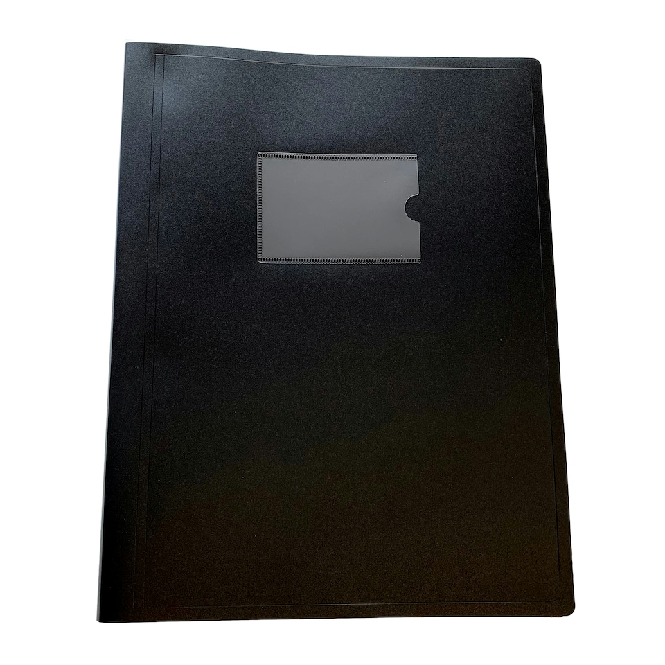 image 1 of A4 Black Flexible Cover 10 Pocket Display Book