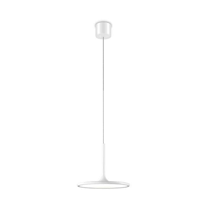 Integrated LED 1 Light Large Ceiling Pendant White - Special Offer