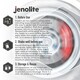 image 6 of Jenolite High Gloss Brake Caliper Paint - Black - 400ml - 2-Pack