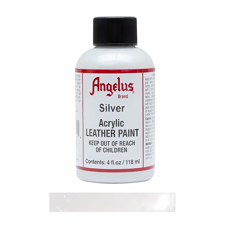 image 1 of Angelus Metallic Leather Paint for Sneaker Customs and Shoes 4oz