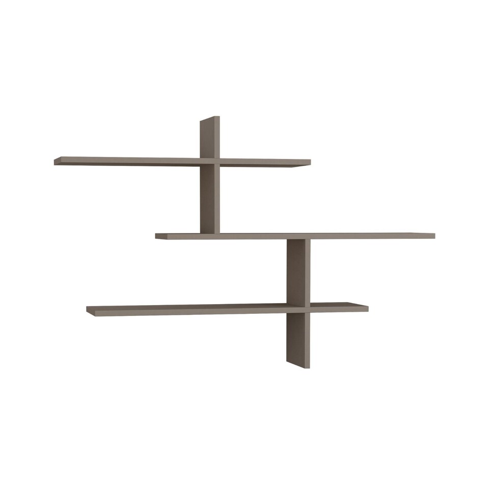 image 1 of Decortie Leo Wall Shelf 123x22x81cm Mocha Grey