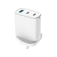 Daewoo 3-in-1 65W Wall Adapter Fast Charger Plug with USB Type C & A Adaptor