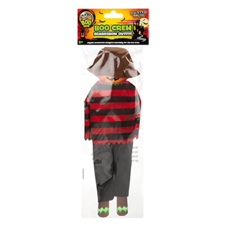 image 1 of Scarecrow Outfit for Boo Crew Halloween Doll