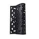 image 4 of Nicoman Victorian Style Rubber Outdoor Door Mat Black 90 x 60cm