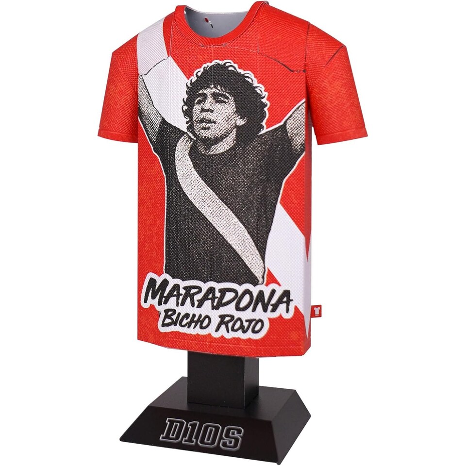 image 1 of RadStuff Metal Alloy Football Shirt - Maradona Alloy Shirt 1976/81