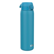 Leak Proof 1 Litre Water Bottle, Stainless Steel, 1200ml (40oz) | Blue | Blue | One Size