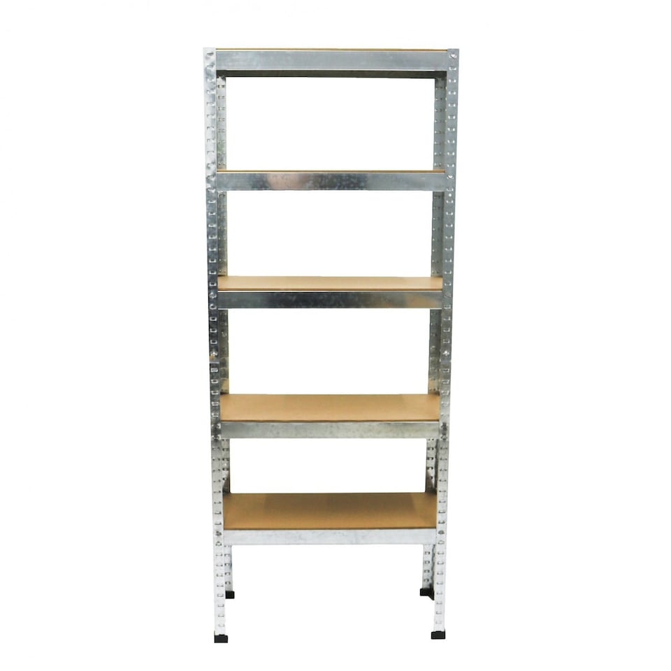image 1 of 500kg Heavy Duty 5 Tier Metal Storage Garage Shelving Racking