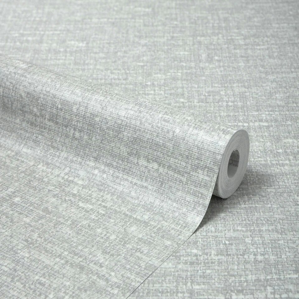 image 1 of Loom Luxe Wallpaper in Soft Grey Multi