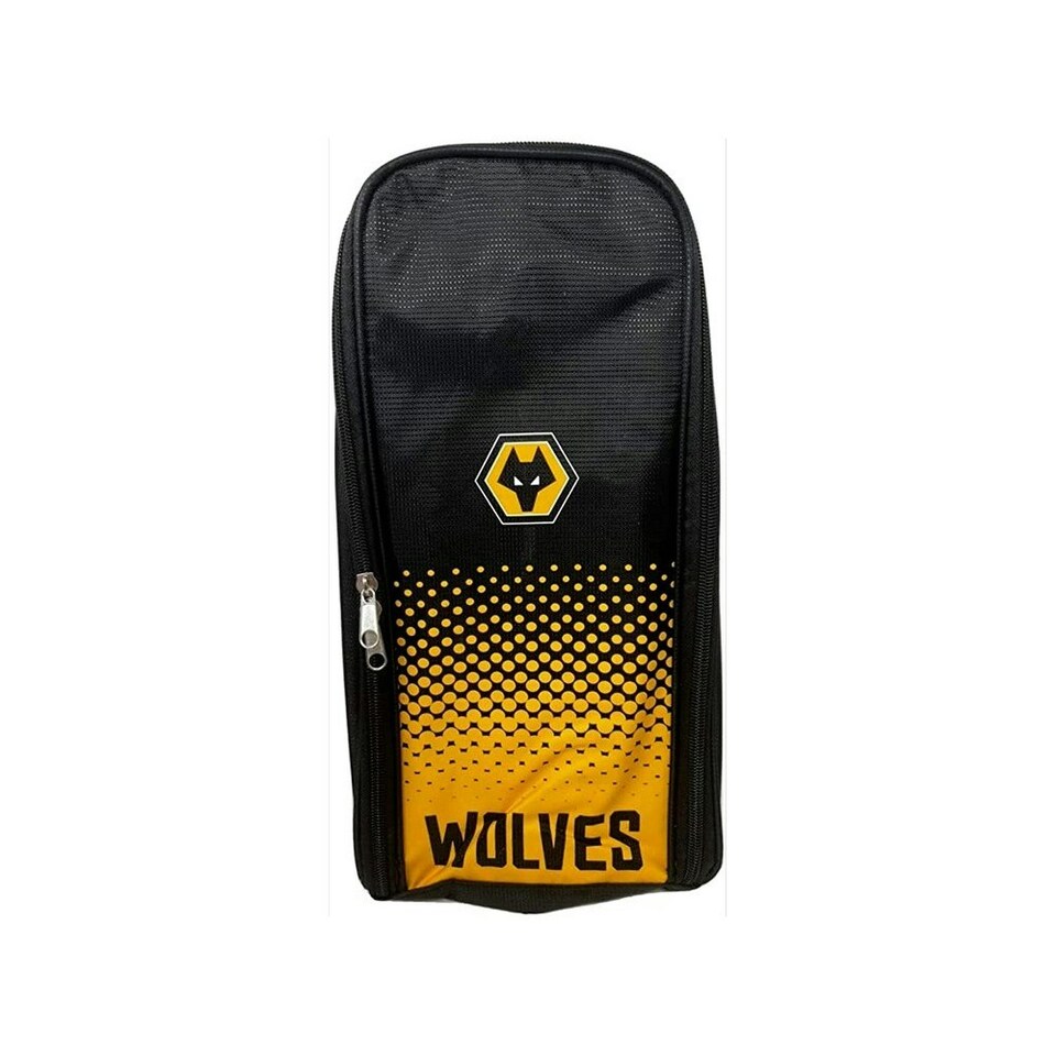 Wolverhampton Wanderers FC Fade Boot Bag - Black/Yellow - One Size