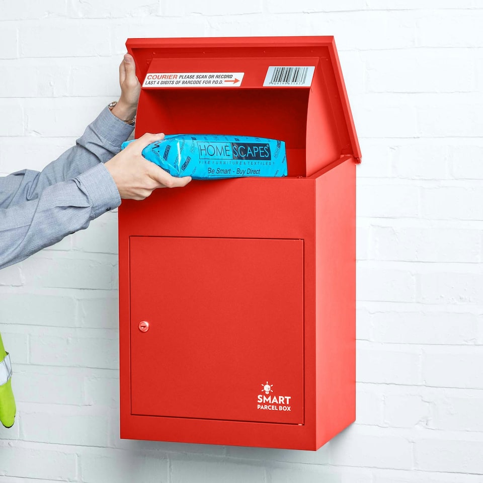 image 1 of SMART PARCEL BOX® Medium Front Access Red Red