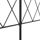 image 9 of Outsunny 61 cm x 3 m Outdoor Picket Fence Panels with Panels, Swirls, Black | Black | Black | 305L x 61H cm | 1