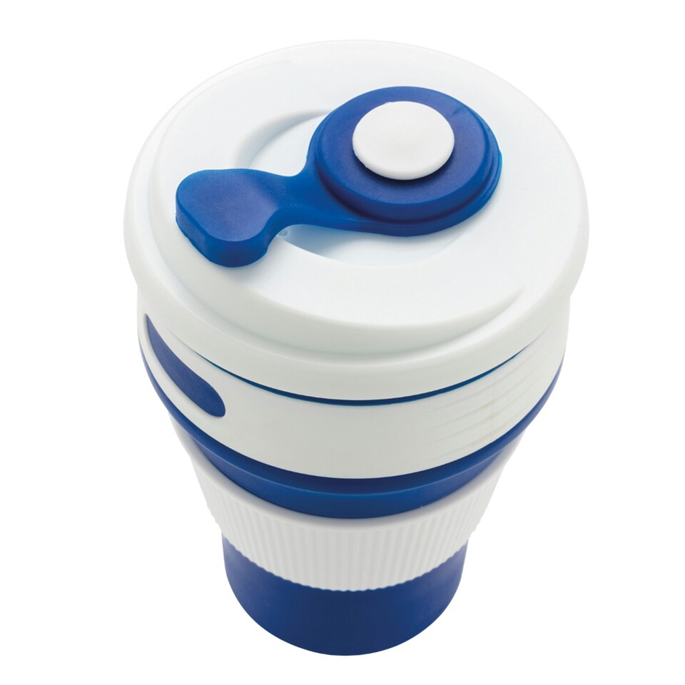 image 1 of XD Collection Foldable Silicone Cup - Blue - One Size
