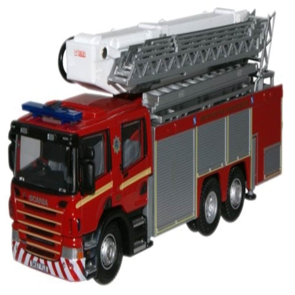 Oxford Diecast Scania Fire Engine Merseyside Fire & Rescue