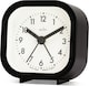 image 1 of Acctim Robyn Mini Bedside Alarm Clock | Black | Black