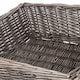 image 4 of Extra Large Antique Wash Finish Wicker Tray | Brown | Brown | Extra Large